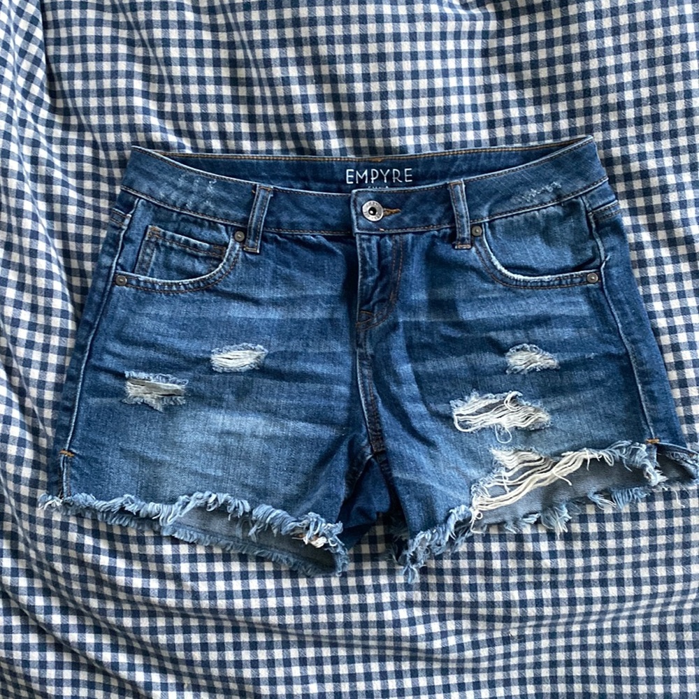 Denim shorts
